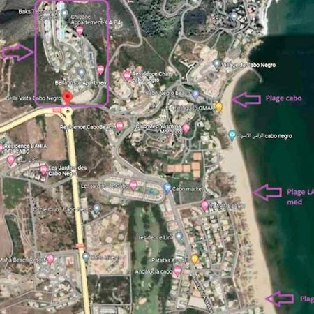 Complexe Bella Vista Cabo Negro Martil Mdiq Avec Piscines Plage Wifi Экстерьер фото